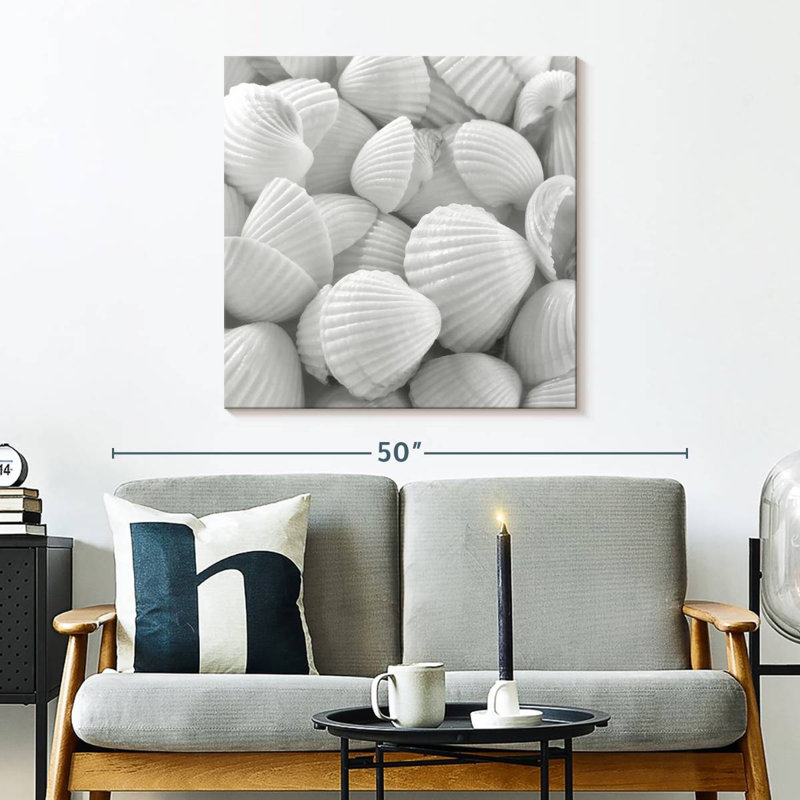Aletra White Shells, 30" H x 30" W