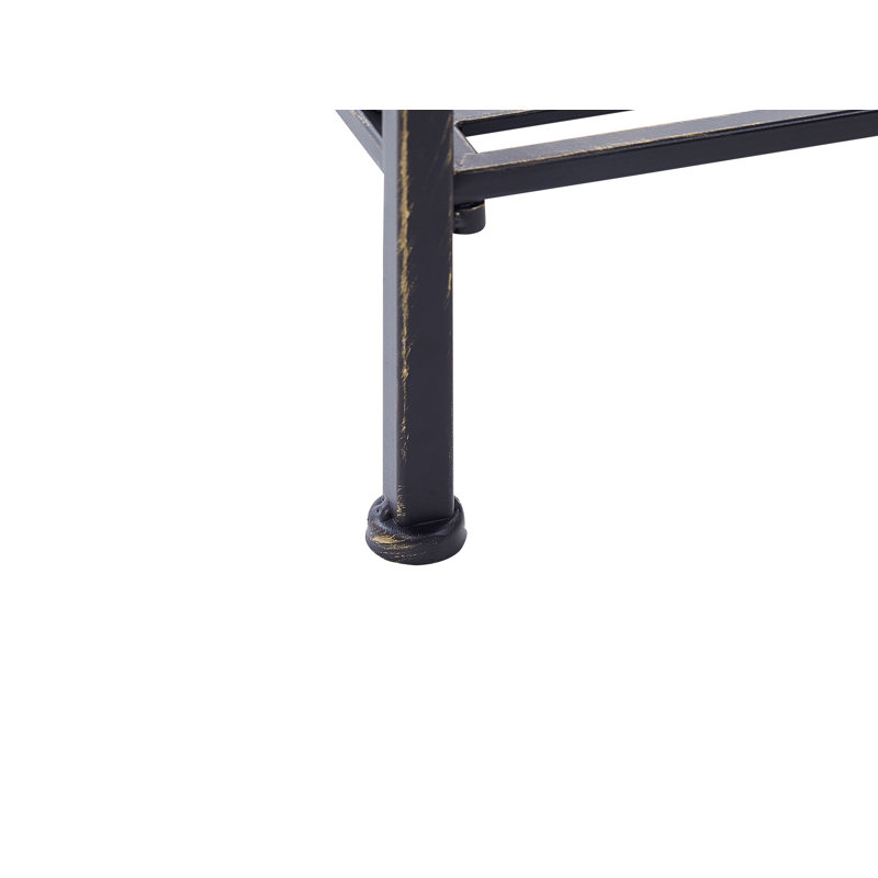 Metal Freestanding Bathroom Shelves, Black