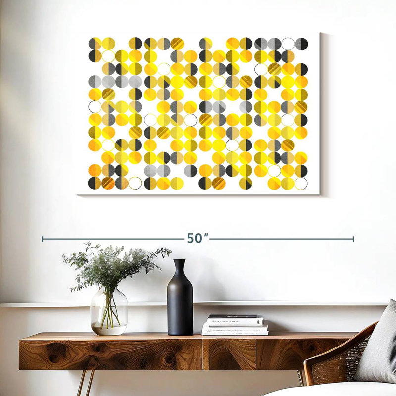 Avery Molecular Abstract Geometric, 26" H x 39" W