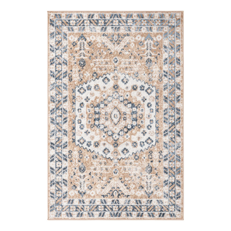 Braaten Oriental Indoor Rug, Rectangle 4' x 6'