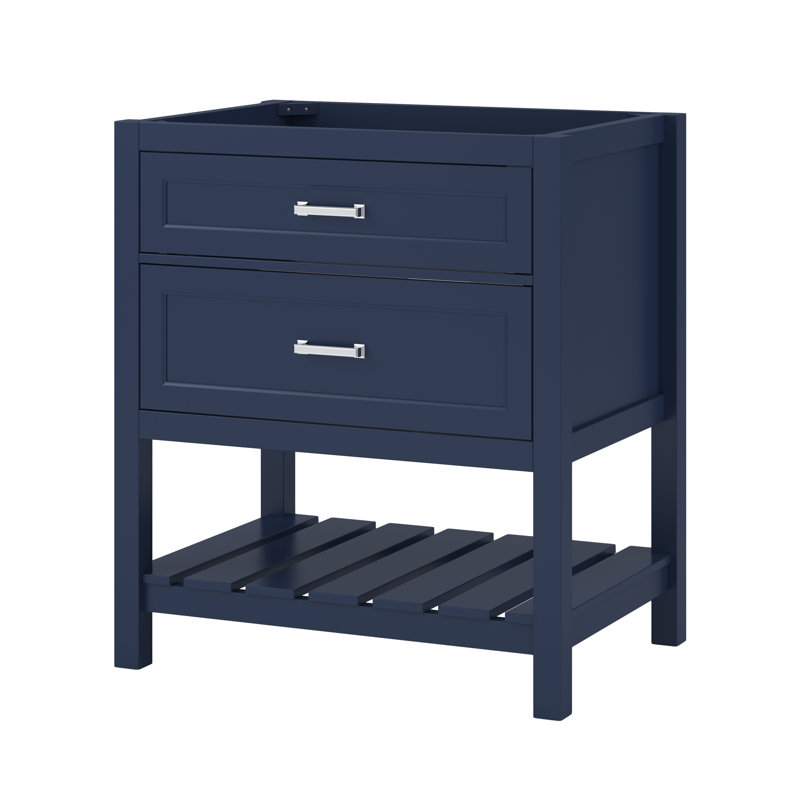 Lawson 30-Inch Aegean Blue Freestanding Bathroom Vanity Base Cabinet