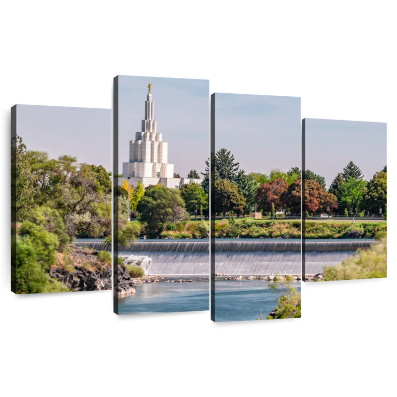 Keesha Idaho Falls, temple de l'Idaho, H 22 po x l 36 po