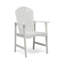 Ensemble de 2 chaises de salle à manger d'extérieur résistantes aux intempéries en bois d'acacia Adirondack-123985562