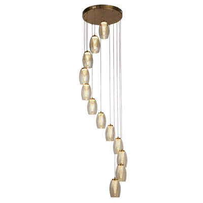 Kalicki 12 - Light Unique/Statement LED Chandelier