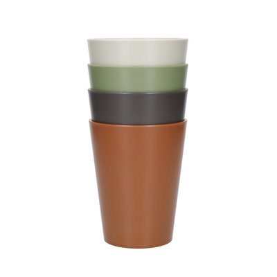 Mikasa Summer Recycled Plastic 340ml Tumblers