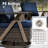 R-Shaped Rattan Armrest Swivel Rocker Chairs-1773075712