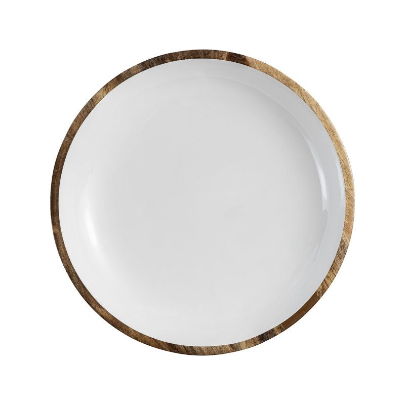 Grand bol en bois de manguier, Brun