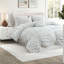 Striped and Floral Comforter Set