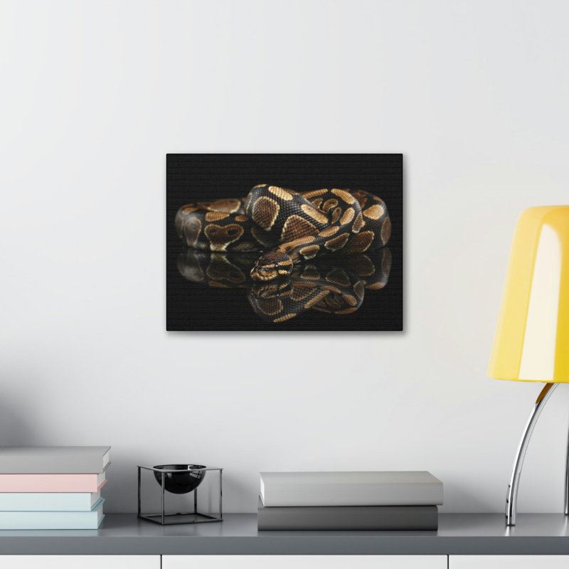Art mural majestueux Anaconda, H 11 po x l 14 po