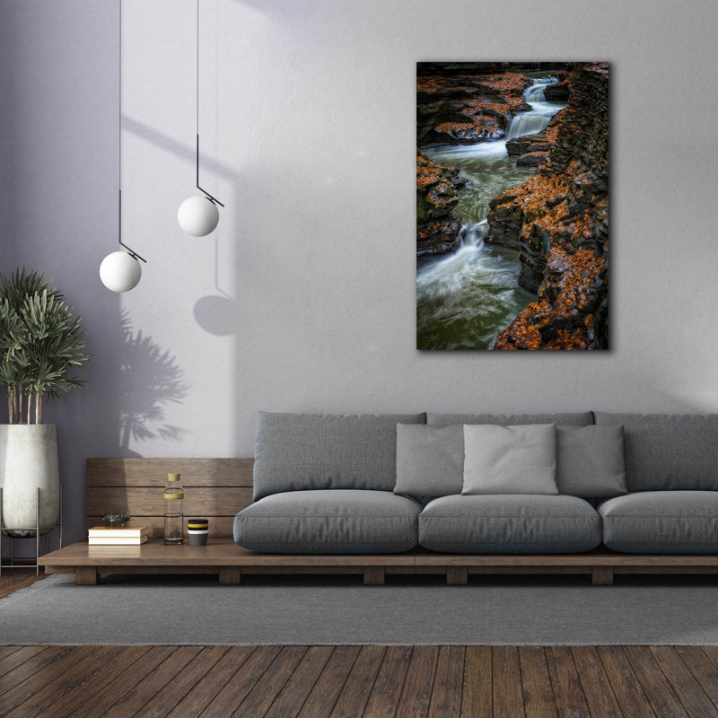 "Epal Graffiti" Spiral Gorge In The Fall "par Rick Berk, art mural sur toile, 40 po x 60 po