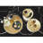 Celebration Decanter-Clear W/Gold Dots