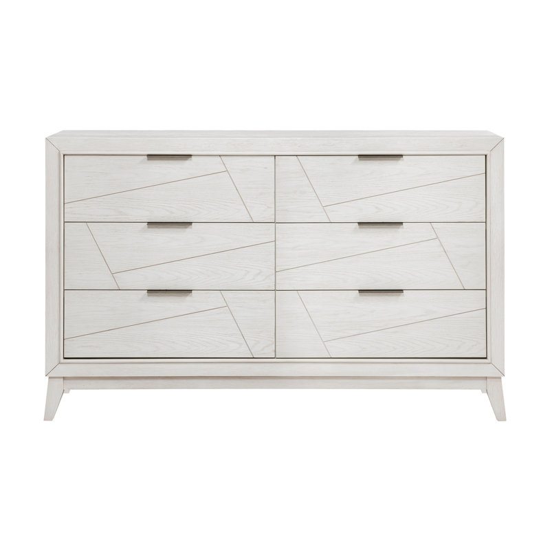 Commode de finition blanche antique avec tiroirs de rangement