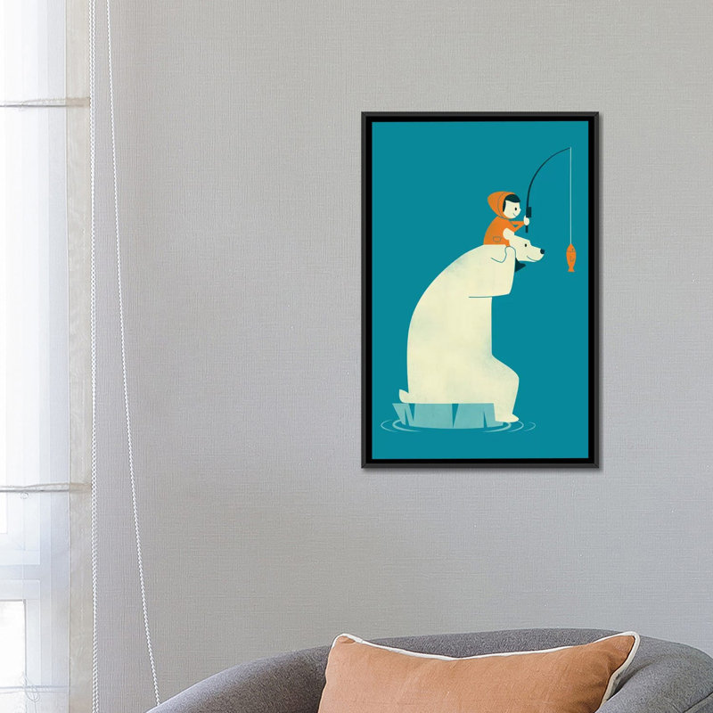 «Dinner for Two» par Jay Fleck, reproduction sur toile tendue, H 26 po x l 18 po x P 1,5 po, Toile avec cadre noir