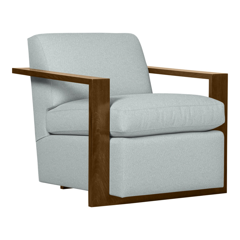 Thom Filicia Home 32" Wide Upholstered Armchair, Casa Blanca, Ian Haze