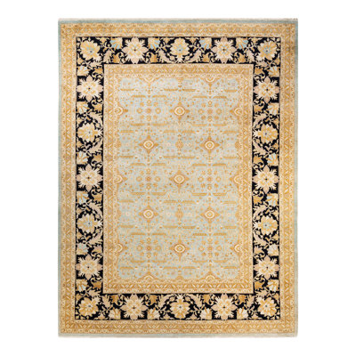Venkat One-of-a-Kind 9' 1" X 12' 2" 2000s Wool Area Rug in Blue