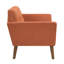 Fauteuil rembourré Maxton Merrylite de 94 cm de large avec dossier capitonné, couleur épicée-806505664