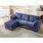 Jescie 4 - Piece Upholstered Modular Sofa, Seats with Storage-1570494675