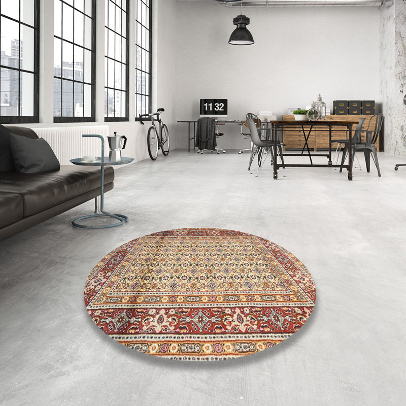Tressa Oriental Indoor Rug, Round 8'