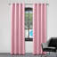 Luxury Faux Silk Lined Eyelet Curtains Pair - Elegant Window Drapes with Solid Colour Finish for Living Room Bedroom Dining Room Home Décor-126391881-126391892
