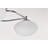 5-light Nickel Chandelier Frosted Glass Shades