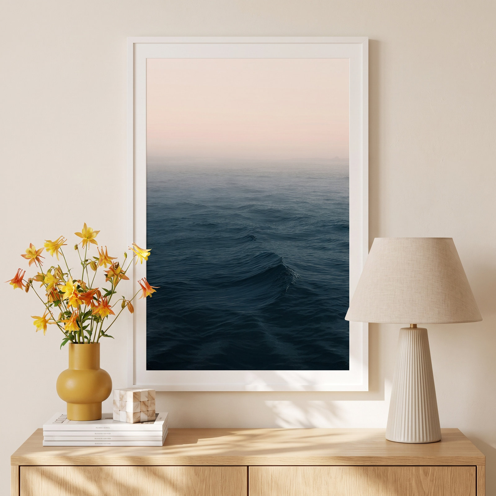 Ocean 5 Photo Print by Ian Winstanley, 28" W x 41" H, White
