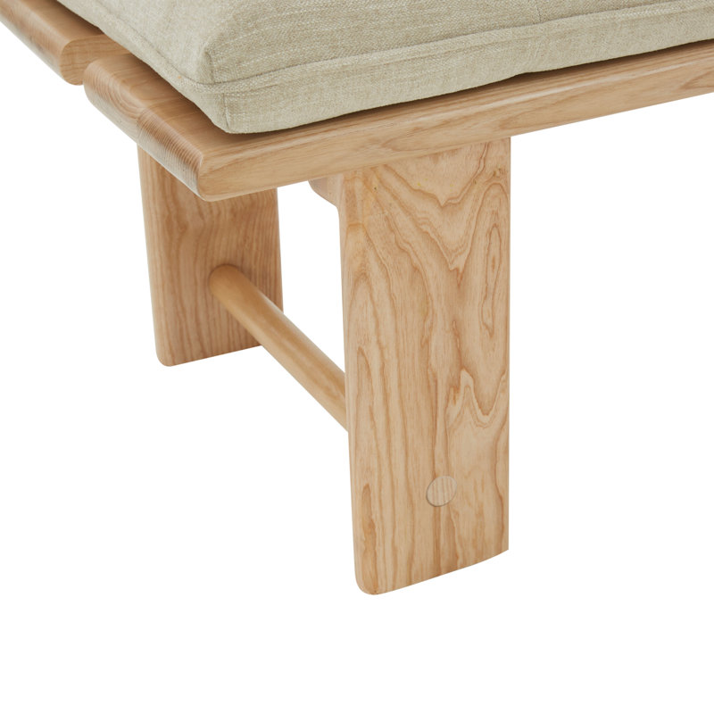 Banc rembourré Parkston, Naturel