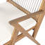 Chaise de patio avec coussin (ensemble de 2)