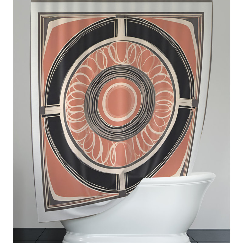 Kineard Shower Curtain, 72" H x 70" W