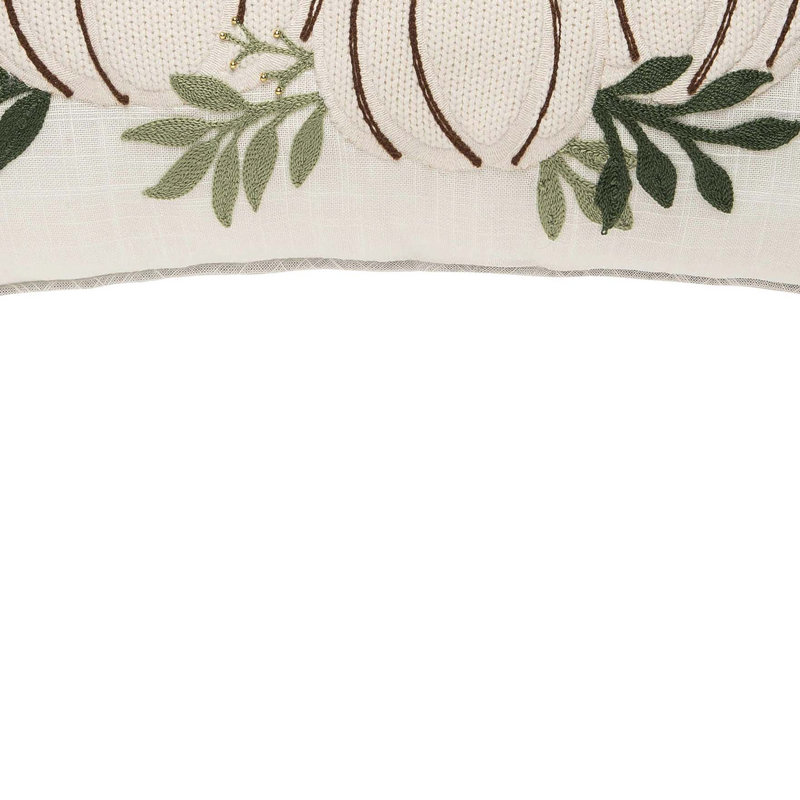 Off-White Pumpkin Trio Pillow