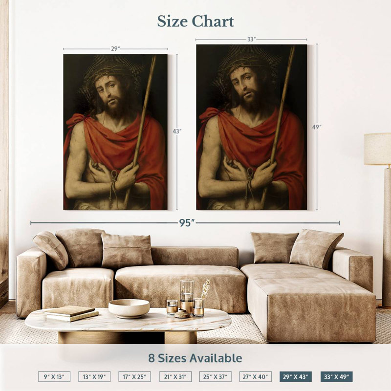 Ecce Homo 1570, 48" H x 32" W