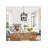 4 - Light Lantern Square / Rectangle Chandelier