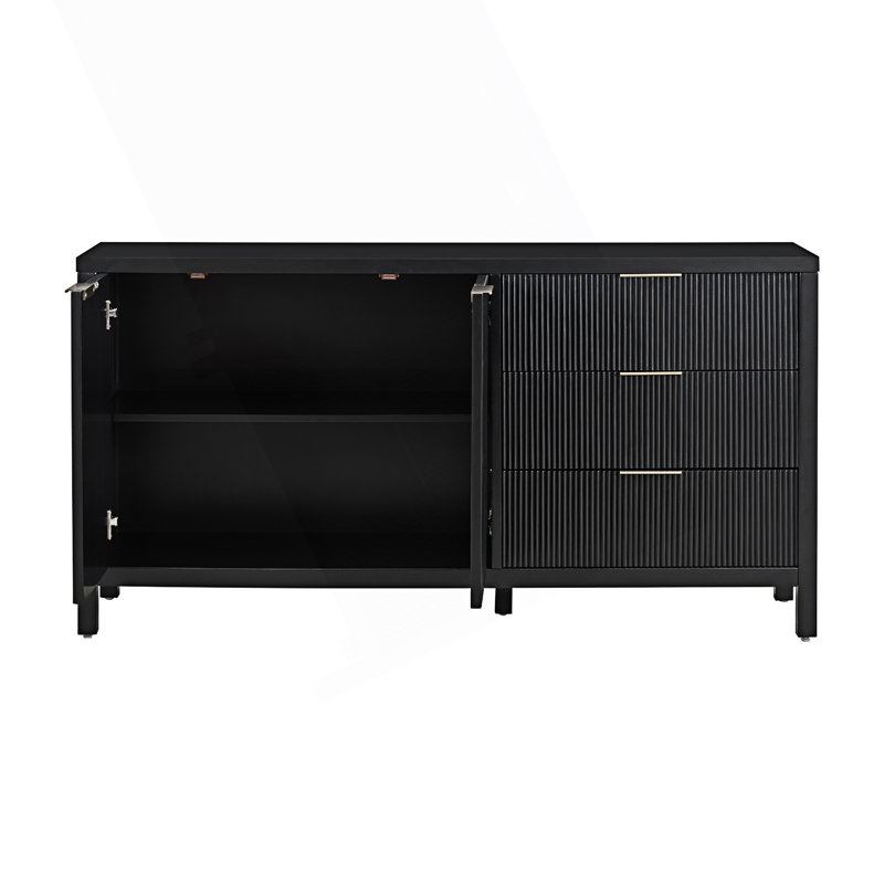 Buffet Minimalist, Noir