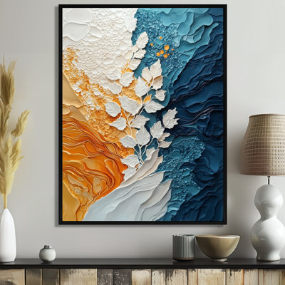 «Orah Biomorphism Wave to Sand», art mural Biomorphism