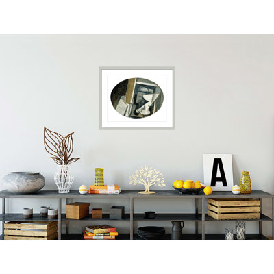 «A Glass on a Table» par Pablo Picasso, impression giclée encadrée