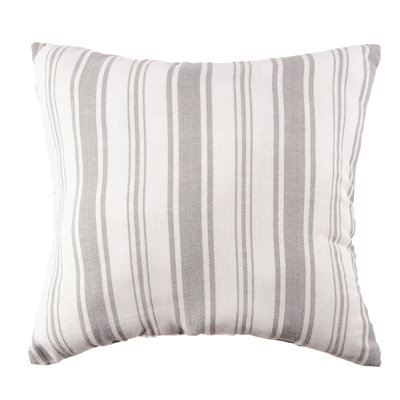 Savannah Stripe Woven Square Throw Pillow