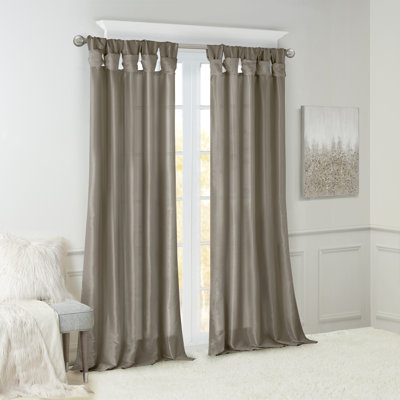 Emilia Room Darkening Thermal Single Curtain Panel