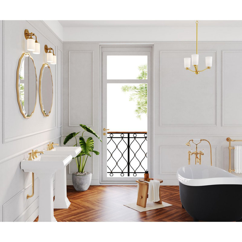 Shaniqa 2 - Light Dimmable Vanity Light, Brushed Gold