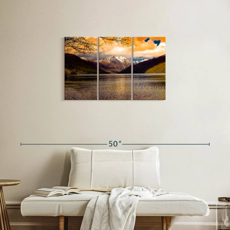 Alvord Lake At Mount Saint Helens, 20" H x 33" W