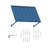 Kozyard Adjustable Door Window Awning – 4-Level Tilt, 42" W × 32" Sloped Panel, Adjustable Projection 22"–31", Aluminum Frame & Metal Canopy, All-Weather Rain, Snow & UV Protection Steel Blue-121692493-126287879