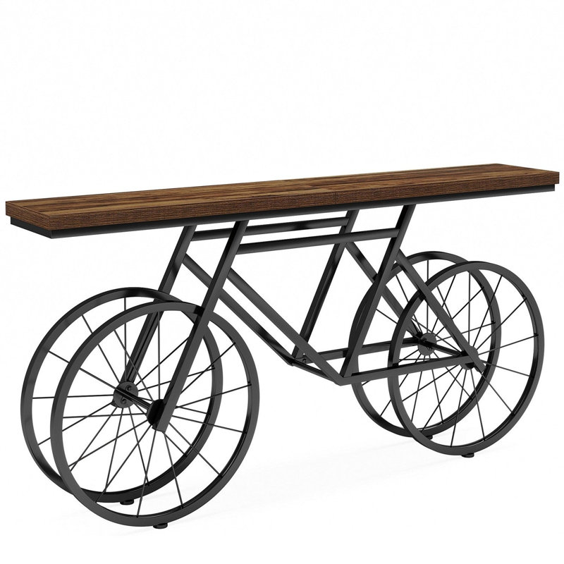 Tribesigns Industrial Wood Console Table