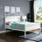 Modern White Full Bed