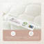 Protège-oreiller en coton biologique Whisper - Protège-oreiller matelassé durable pour très grand lit GOTS et certifié Fairtrade - Housse épaisse et hypoallergénique lavable à la machine avec passepoil sur les bords - Paquet de 2 (très grand)-117326283