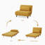 Chaise convertible rembourrée Jazariah-1355964248
