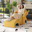 Fauteuil rembourré avec repose-pieds-203765696