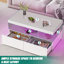 Pedestal Coffee Table with Storage-1961041833
