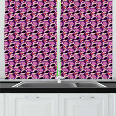 Ruffled Kitchen Curtain