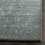 Tapis oriental en viscose / laine touffeté à la main bleu / gris foncé Samaniego-19503089