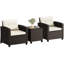 Patio Bistro Set with Cushions and Pillows-913455393