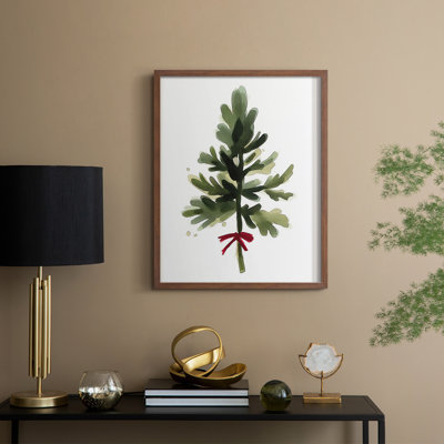 «Christmas Holiday Art DCCL XXXVII», reproduction d'art encadrée - bois massif