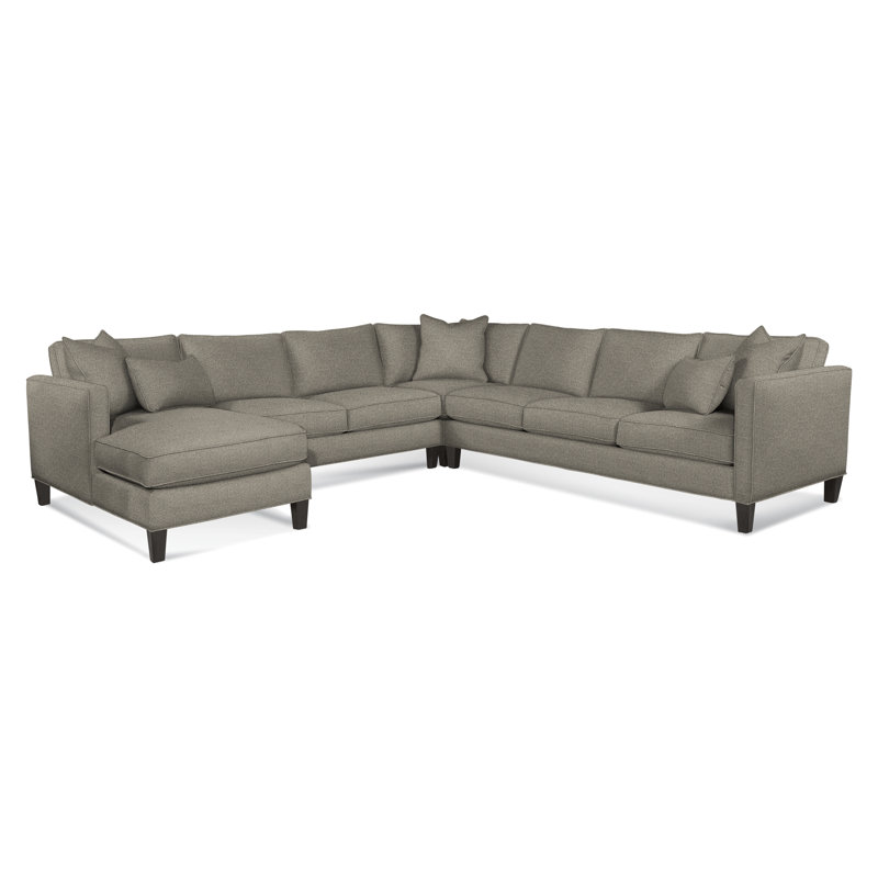 Sectional, Java, Basic Blue; 0317-63, Left Hand Facing